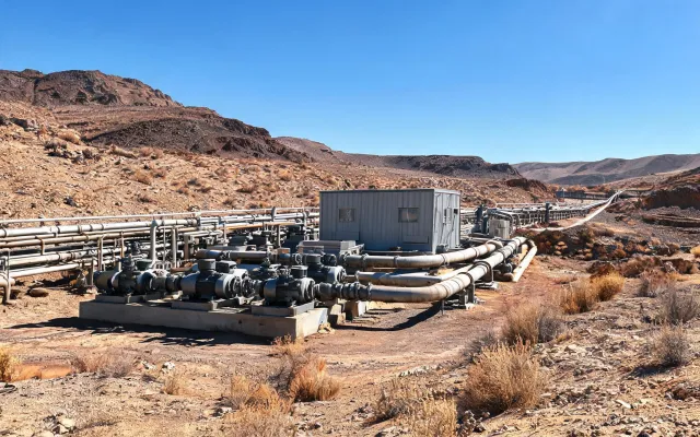 Tailings pipeline booster station